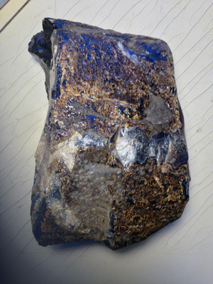 Product picture photo blue amber museum specimen 